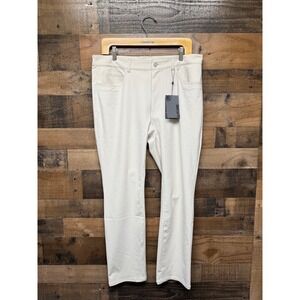 G/FORE Men's Beige Performance Golf Pants Size 34x30 Straight Fit NEW